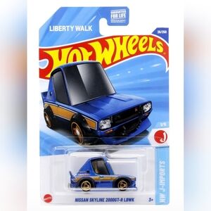 2024 Hot Wheels Tooned Nissan Skyline 2000GT-R LBWK Liberty Walk New Sealed.